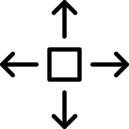 آیکون حرکت آسان به هر طرف