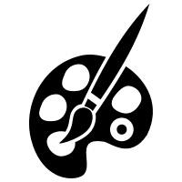 آیکون رنگ آمیزی