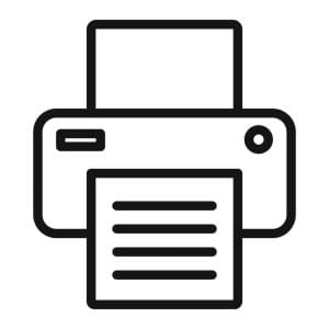 آیکون پرینتر