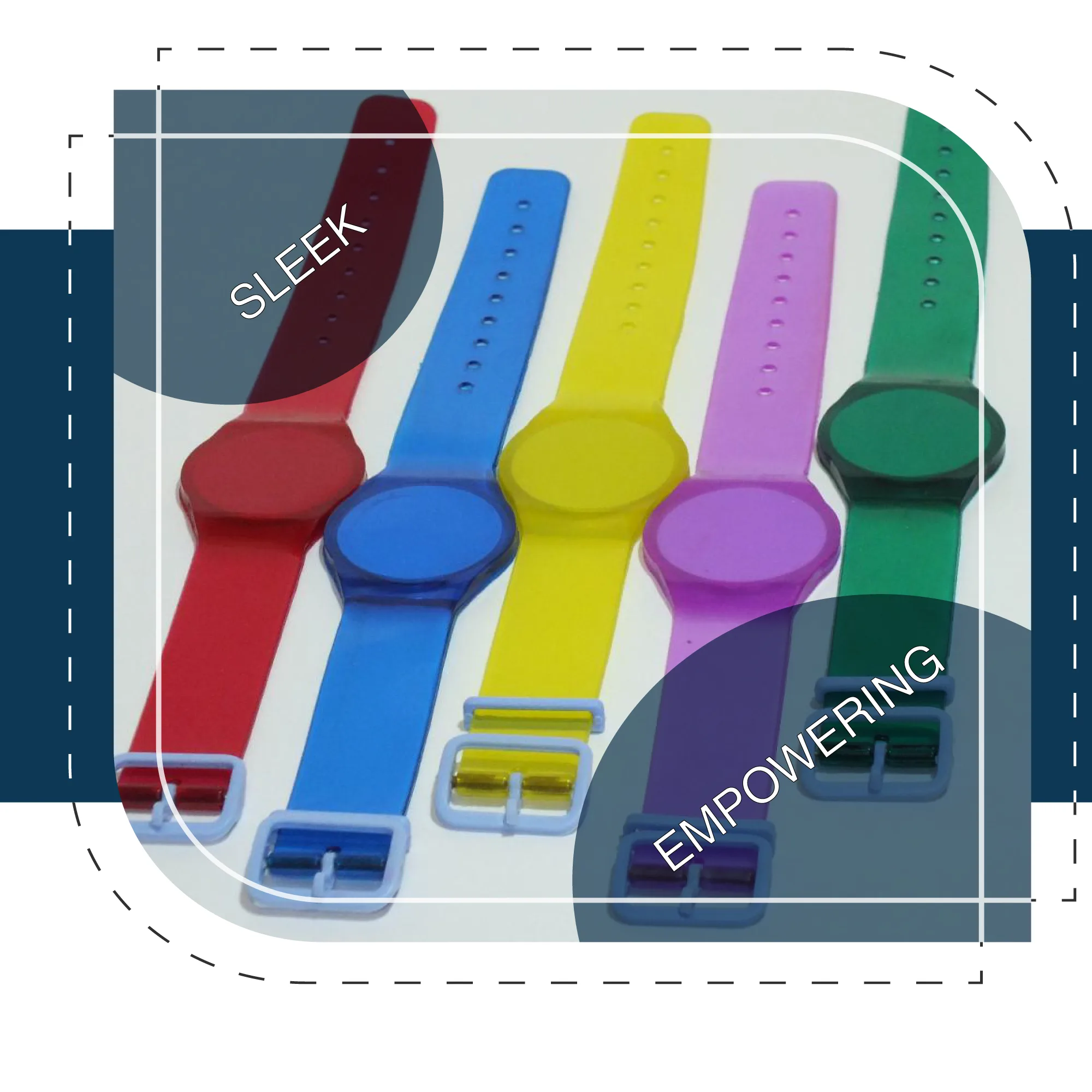 دستبند کلاسیک PVC نفیس